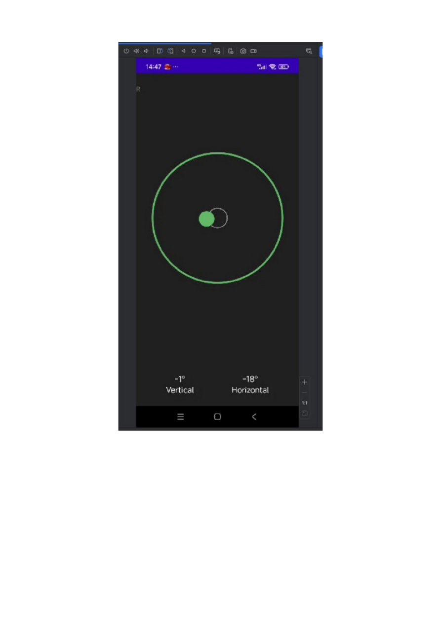 水平仪功能界面